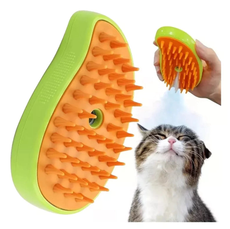 Cepillo De Vapor Peine Mascota Masajeador - Perro o Gato