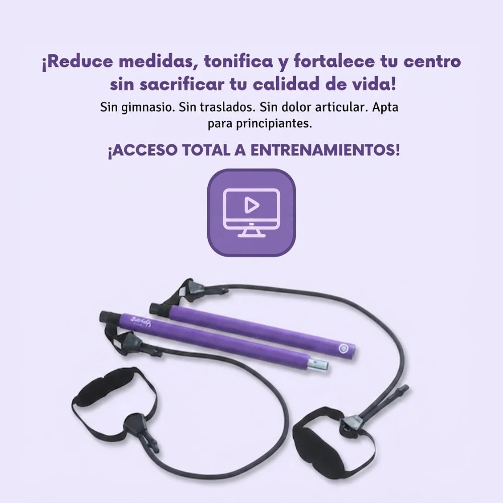 Barra de Pilates Multifuncional: Tu Gimnasio Portátil en Casa