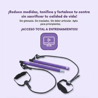 Barra de Pilates Multifuncional: Tu Gimnasio Portátil en Casa