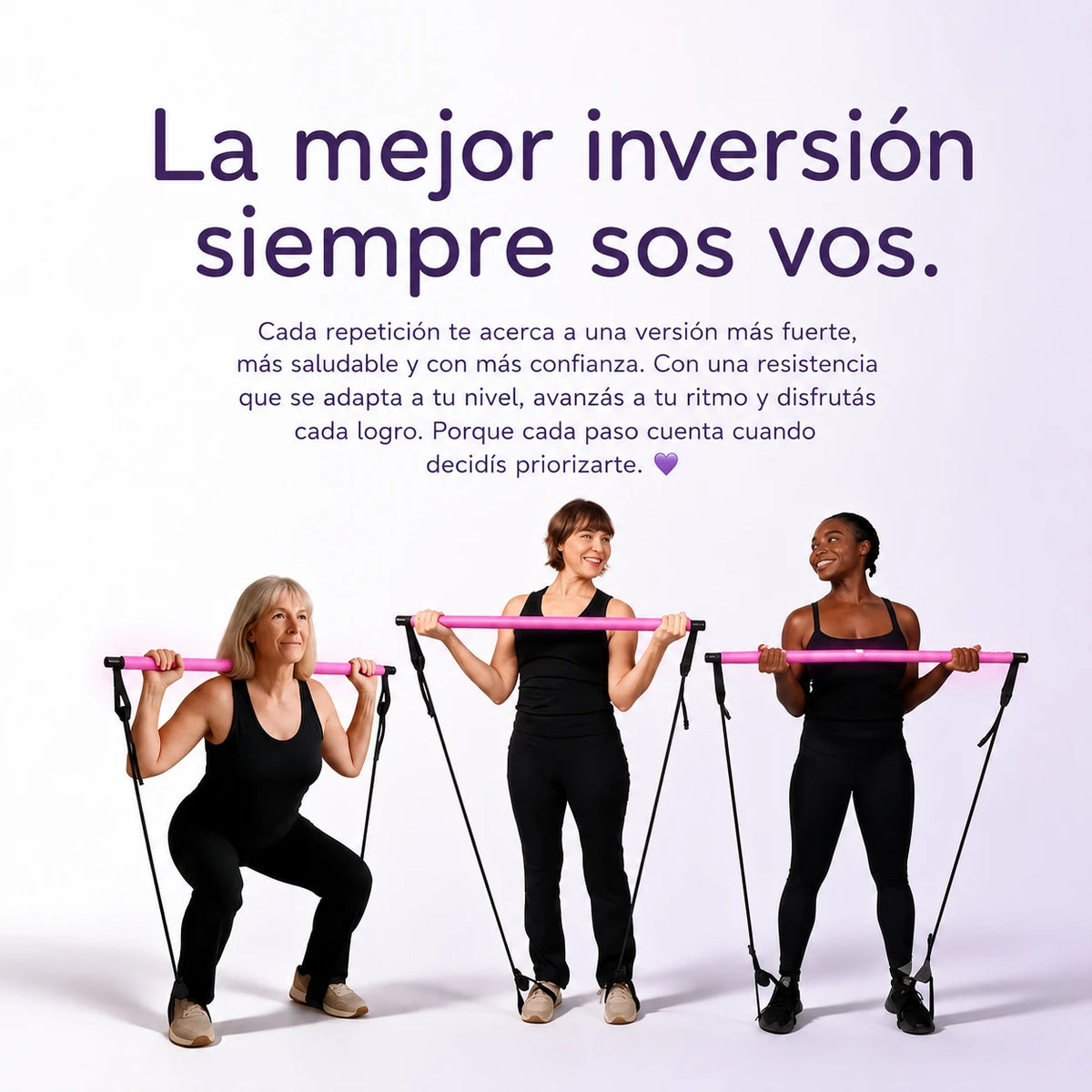 Barra de Pilates Multifuncional: Tu Gimnasio Portátil en Casa