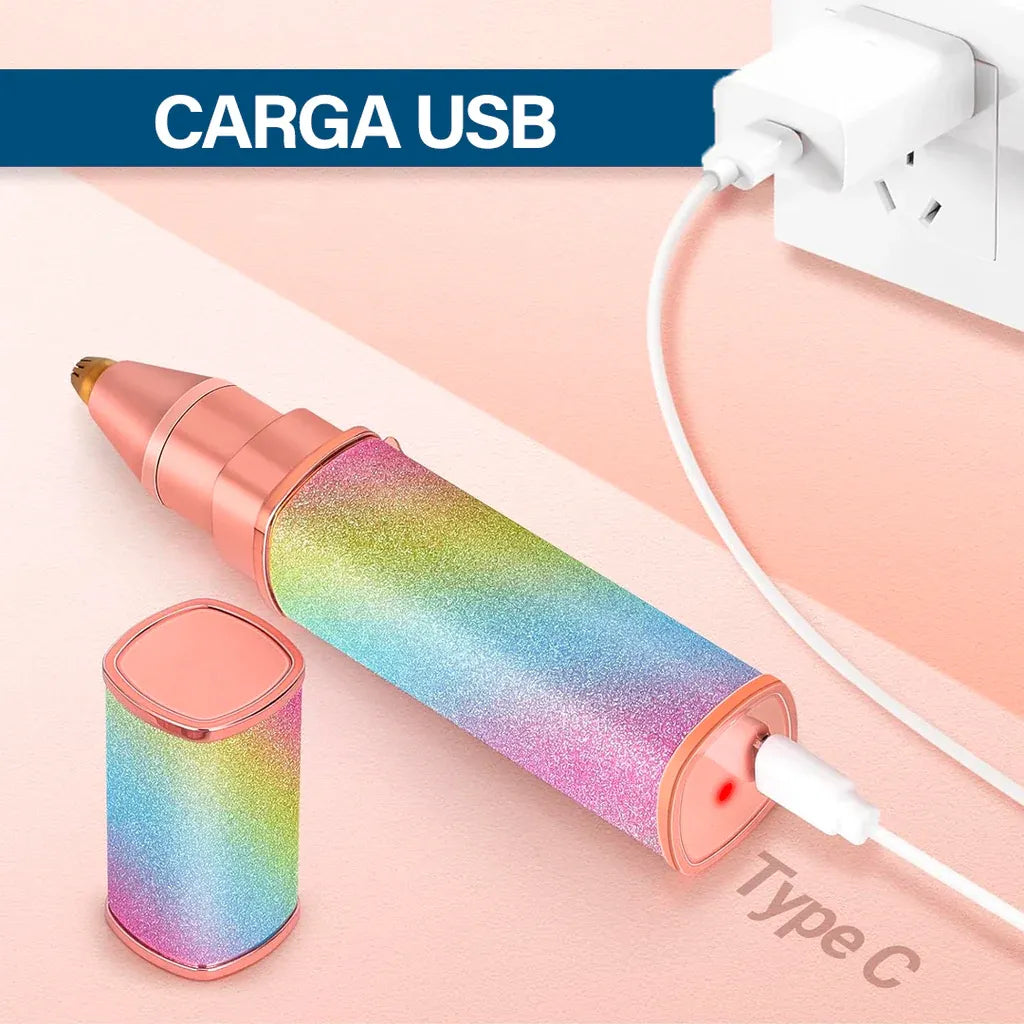 Kit Zentra Beauty Studio™ (Depilador Facial 2 en 1 + Espejo con Luz LED 10X)