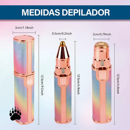 Kit Zentra Beauty Studio™ (Depilador Facial 2 en 1 + Espejo con Luz LED 10X)
