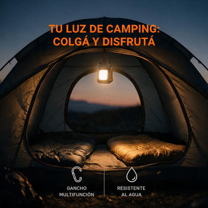 HyperTorch Mini™ — Linterna LED COB ultracompacta de alta potencia.