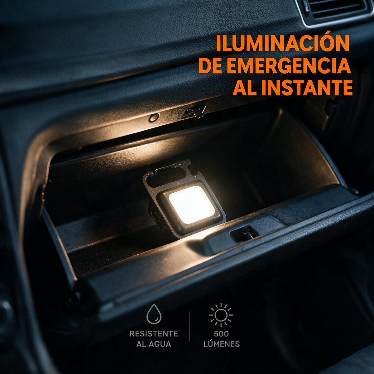 HyperTorch Mini™ — Linterna LED COB ultracompacta de alta potencia.